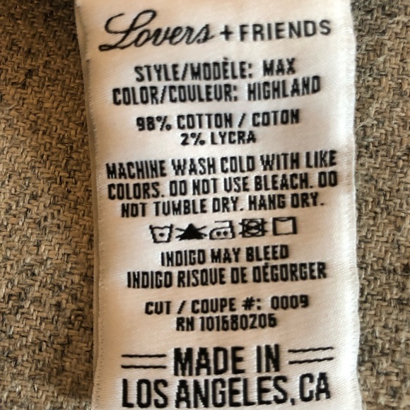 Lovers + Friends Denim pants - Picture 2 of 4